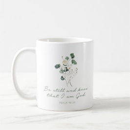 Psalm 46:10, Bibel Verse Print, Sei still, Tasse