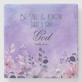 Psalm 46:10 Bibelvers Steinuntersetzer