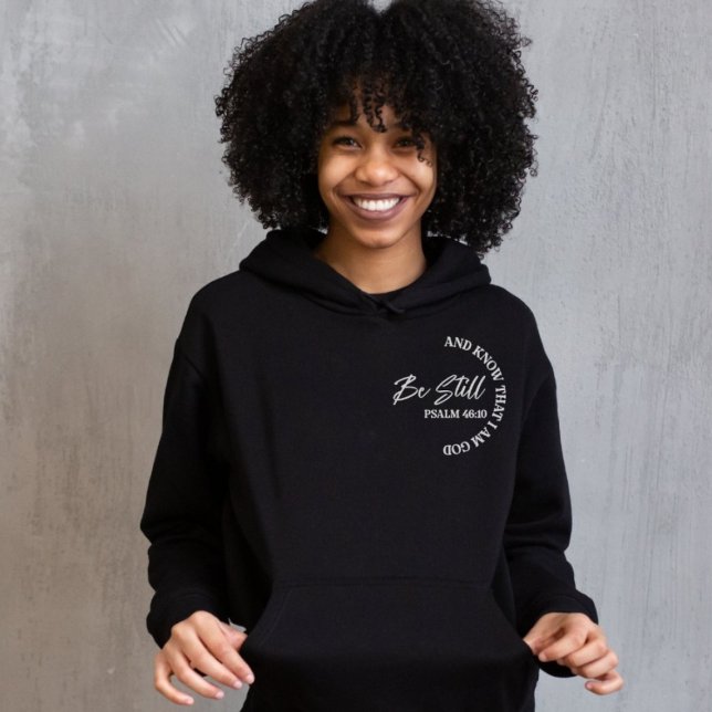 Psalm 46:10 | Christliches Biologitat Hoodie (Von Creator hochgeladen)