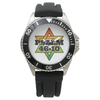 Psalm 46-10 - Crown Protector Watch Armbanduhr