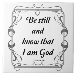 PSALM 46-10 FLIESE