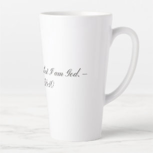 Psalm 46:10, Geschenk-Lattemug Milchtasse