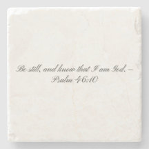 Psalm 46: 10, Geschenkuntersetzer