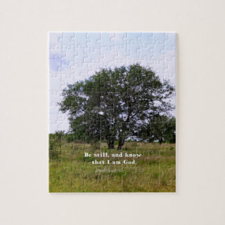 Psalm-46:10 inspirierend Bibel-Zitat Puzzle