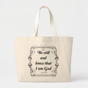 PSALM 46-10 JUMBO STOFFBEUTEL