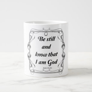 PSALM 46-10 Jumbo-Tasse