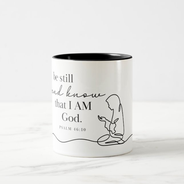 PSALM 46:10 - Kaffeetasse (Mittel)