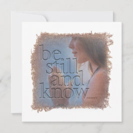 PSALM 46:10 - Personalized Notecard Mitteilungskarte