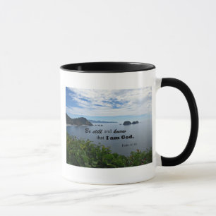Psalm 46:10 Sei still und weiß, dass ich Gott bin Tasse