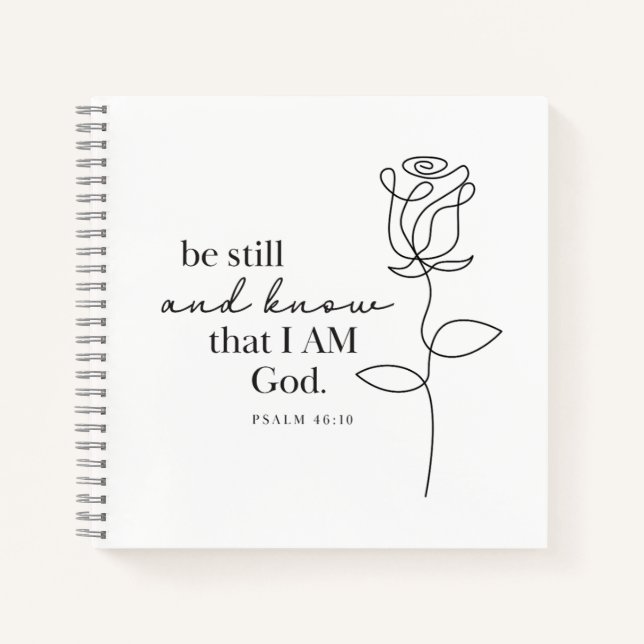 PSALM 46:10 - Tagebuch (Vorderseite)