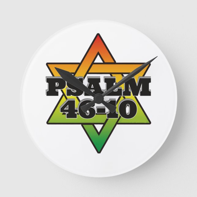 Psalm 46-10 - Uhr (Vorderseite)