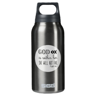 Psalm 46:5 Aluminium Isolierte Flasche