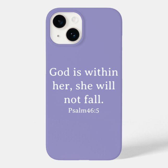 Psalm 46:5 - Fall per Telefon Case-Mate iPhone Hülle (Rückseite)