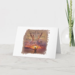PSALM 46:5 - Greeting Card Dankeskarte