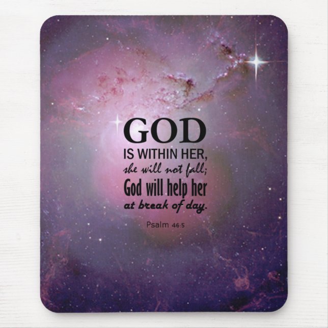 Psalm-46:5 Mousepad (Vorne)