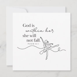PSALM 46:5 - Personalisierte Notizkarte Mitteilungskarte