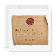 PSALM 46:5 - Personalisierte Notizkarte
