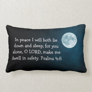 Psalm 4:8 Rückenpilz Lendenkissen