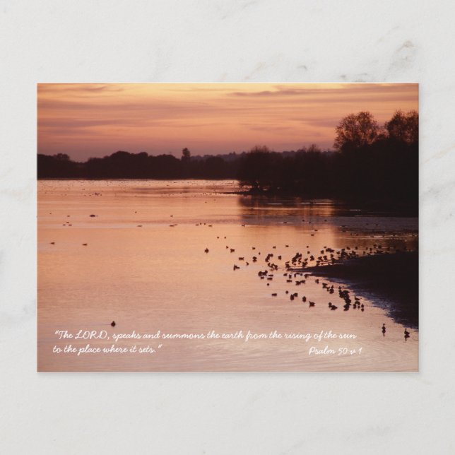 Psalm 50 v 1 postkarte (Vorderseite)