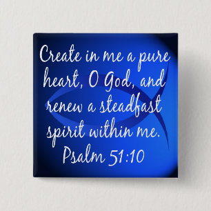 Psalm-51:10 Button