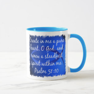 Psalm-51:10 Tasse