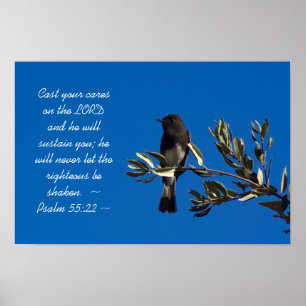 Psalm-55:22 Poster