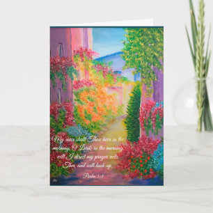 Psalm 5:3-Karte Karte