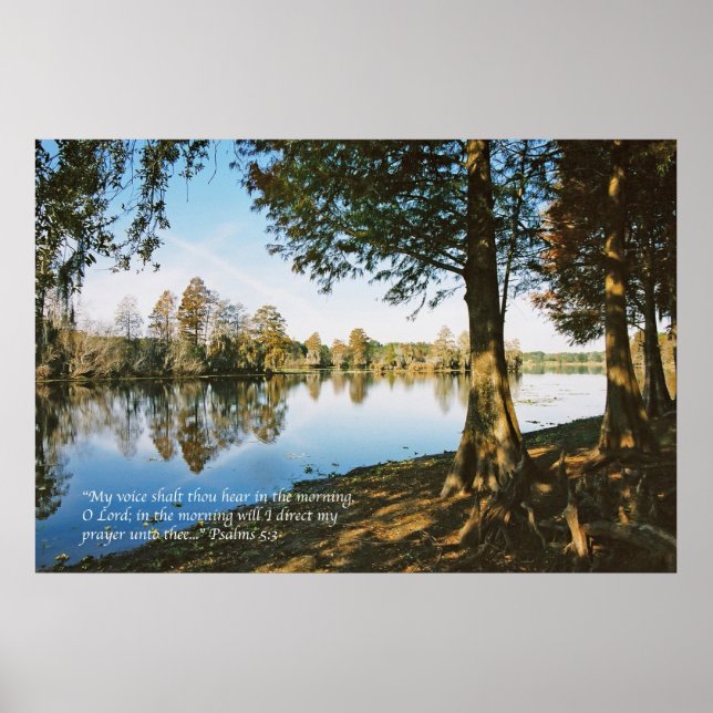 Psalm 5:3 poster (Vorne)
