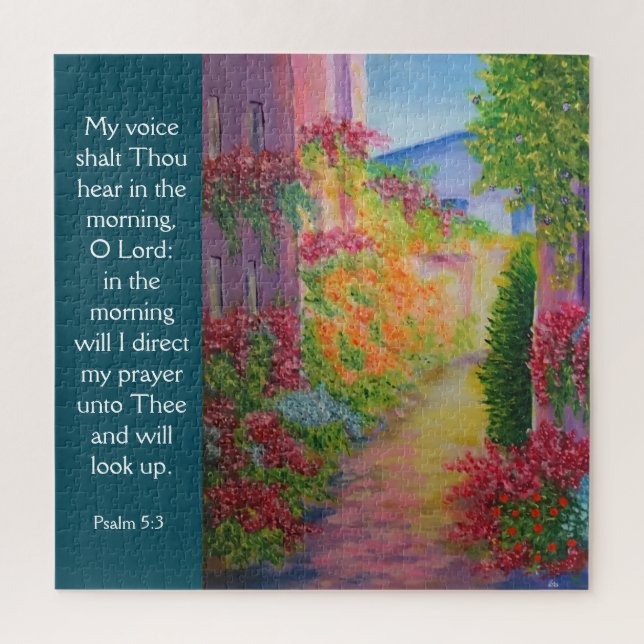 Psalm 5:3 puzzle (Vertikal)