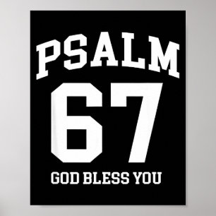 Psalm 67 Christlich 6 7 Sechs Sieben Jesus Lustige Poster