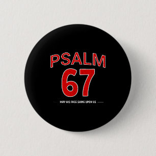 Psalm 67 Lass sein Angesicht über uns leuchten Gla Button