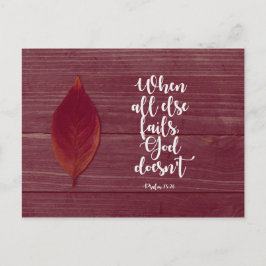 Psalm 73:26 - Wenn alles andere versage Postkarte