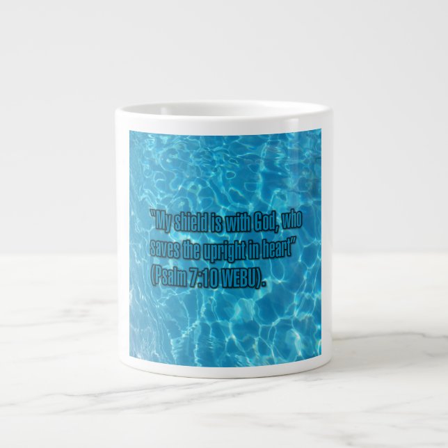 Psalm 7:10 WEBU Mug Jumbo-Tasse (Vorderseite)