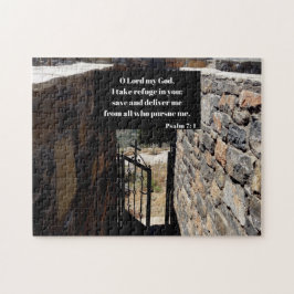 Psalm 7:1 Gott ist mein Bibelverse Puzzle