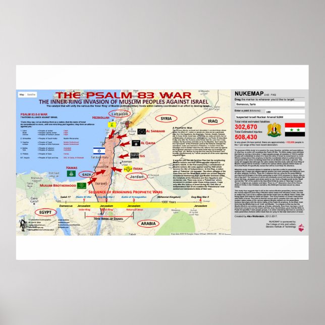 Psalm 83 Krieg 1 Poster (Vorne)