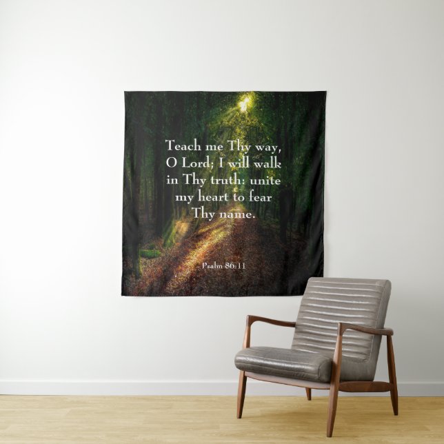 Psalm 86:11 wandteppich (Beispiel)