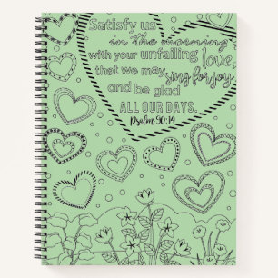 Psalm 90:14 notizbuch