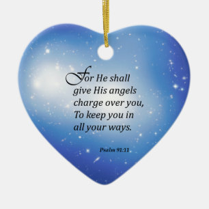 Psalm-91:11 Keramikornament