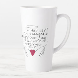 Psalm 91:11 - Neue King James-Version - Kaffee-Tas Milchtasse