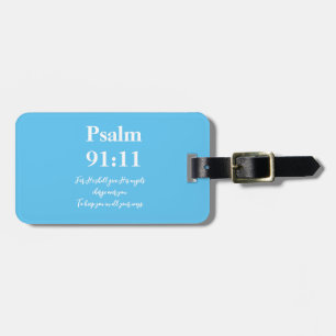 Psalm 91:11 Personalisierte Christliche Gepäckmark Gepäckanhänger