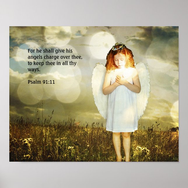 Psalm 91:11 poster (Vorne)
