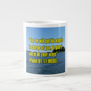 Psalm 91:11 WEBU Tasse