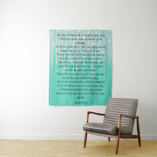 Psalm 91:1-7   wandteppich