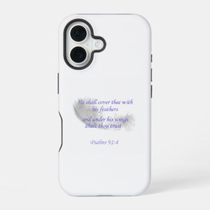Psalm 91:4 Er wird dich mit seinen Federn decken iPhone 16 Hülle
