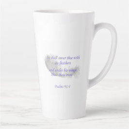 Psalm 91:4 Er wird dich mit seinen Federn decken Milchtasse