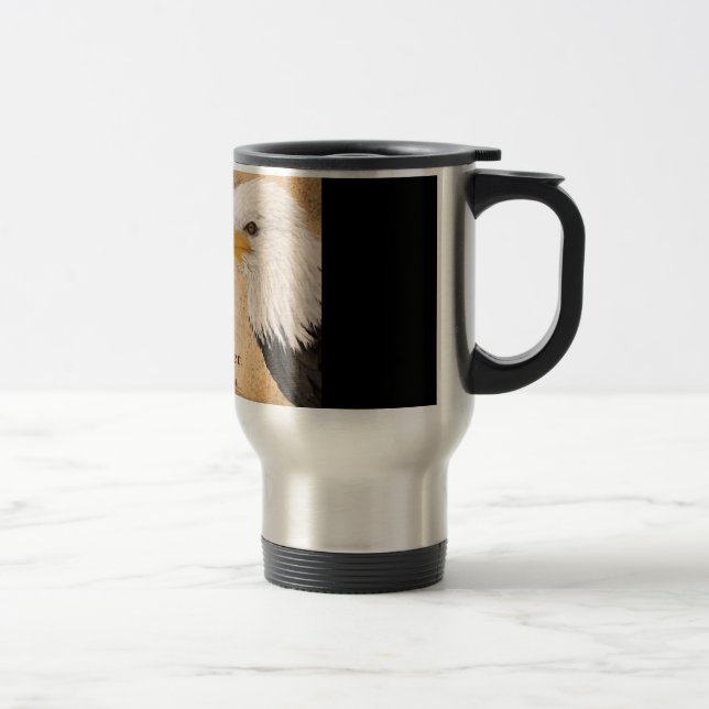 Psalm-91:4 Reisebecher (Rechts)