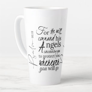 Psalm 91 Angel Protection Christlich Scripture Milchtasse