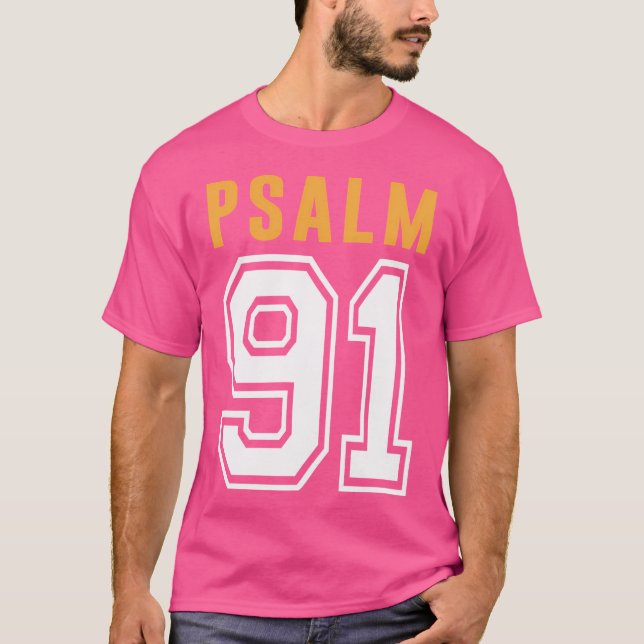 Psalm 91 - Christliche Bekleidung T-Shirt (Vorderseite)