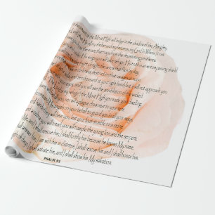 Psalm 91 Der Herr ist meine Zuflucht Geschenkpapier