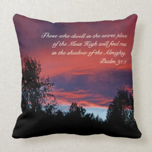 Psalm 91 Diejenigen, die in dem geheimen Ort wohne Kissen
